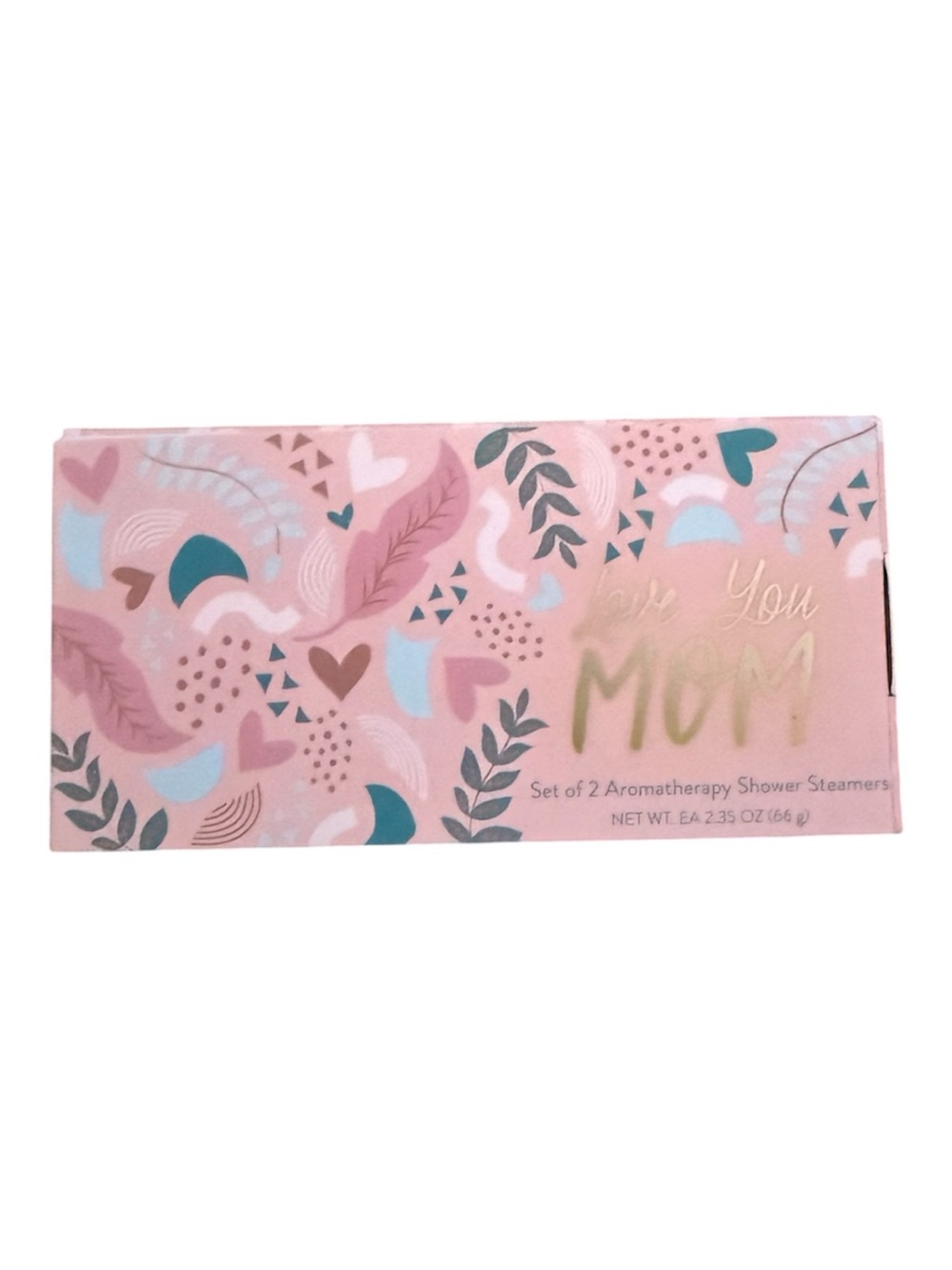 Pink "Love You Mom" Aromatherapy Shower Steamers - Set of 2